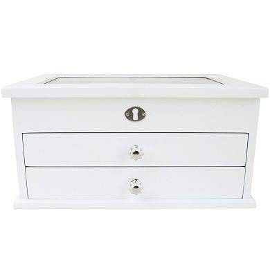 Mele and Co Large Lili Wood Jewelry Organizing Box