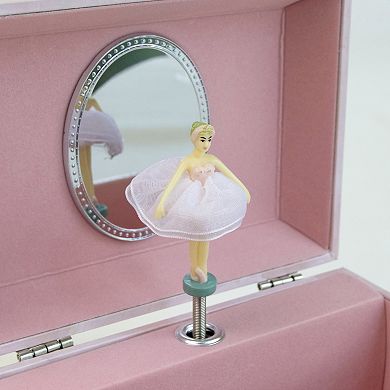 Mele and Co Mini Casey Original Twirling Ballerina Painted Musical Jewelry Box