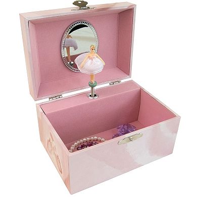Mele and Co Mini Casey Original Twirling Ballerina Painted Musical Jewelry Box