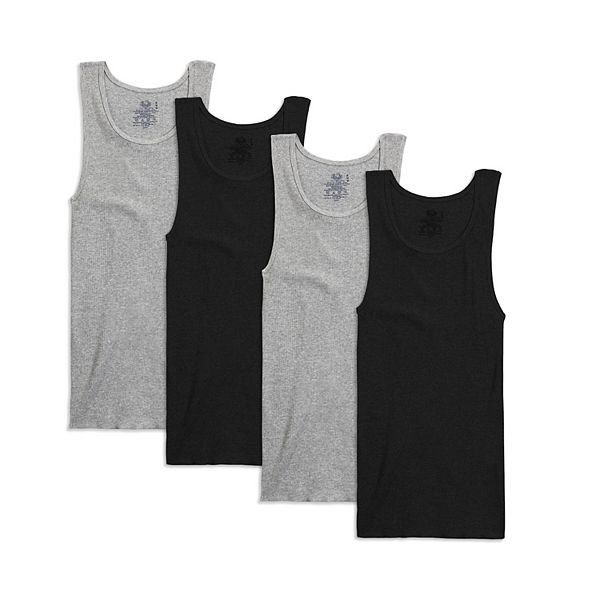 Men's Fruit of the Loom® 4-Pack Premium A-Shirt Tank Top Undershirts