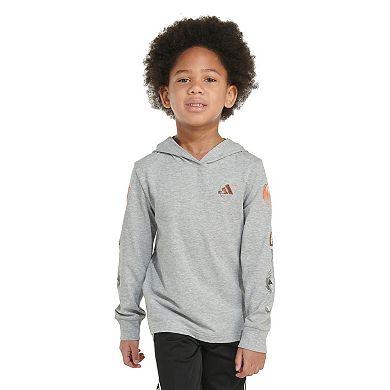 Boys 4-7 adidas Sport Hooded Long Sleeve Tee