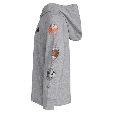 Boys 4-7 adidas Sport Hooded Long Sleeve Tee