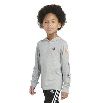 Boys 4-7 adidas Sport Hooded Long Sleeve Tee