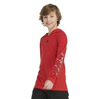 Boys 4-7 adidas Sport Hooded Long Sleeve Tee