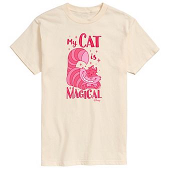 Disney's Alice in Wonderland Men's My Cat Is Magical Graphic Tee