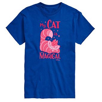 Disney's Alice in Wonderland Men's My Cat Is Magical Graphic Tee