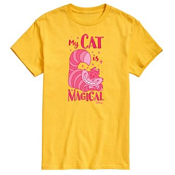 Disney's Alice in Wonderland Men's My Cat Is Magical Graphic Tee