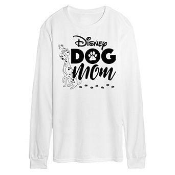 Disney's 101 Dalmatians Men's Dog Mom Long Sleeve Graphic Tee