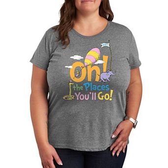 Plus Dr. Seuss Oh The Places You'll Go Graphic Tee