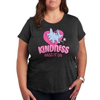 Plus Dr. Seuss Kindness Pass It On Graphic Tee