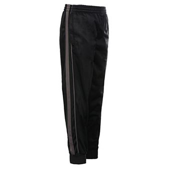 Gioberti Boy's Athletic Track Jogger Pants With Ribbed Cuff Leg