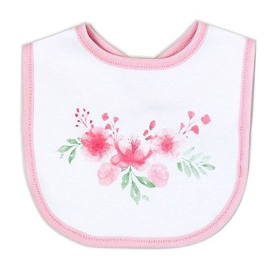 Baby Girls Soft Floral Layette, 5 Piece Set