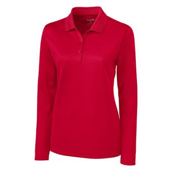 Clique Ice Pique Long Sleeve Tech Polo