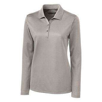 Clique Ice Pique Long Sleeve Tech Polo