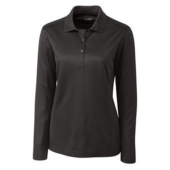 Clique Ice Pique Long Sleeve Tech Polo