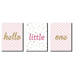 Big Dot of Happiness Let's Be Mermaids - Baby Girl Nursery Wall Art, Kids  Room Decor & Home Decor - Gift Ideas - 7.5 x 10 inches - Set of 3 Prints