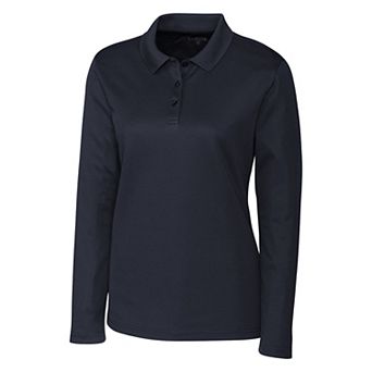 Clique Spin Eco Performance Pique Long Sleeve Womens Polo