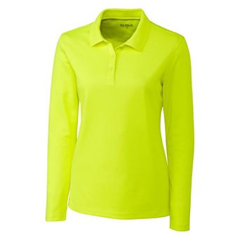 Clique Spin Eco Performance Pique Long Sleeve Womens Polo
