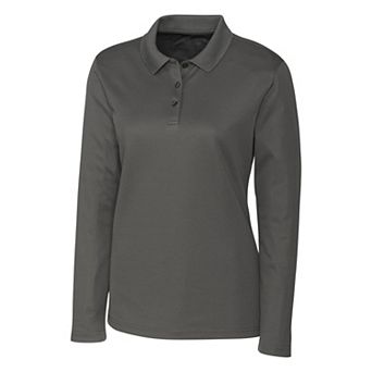 Clique Spin Eco Performance Pique Long Sleeve Womens Polo