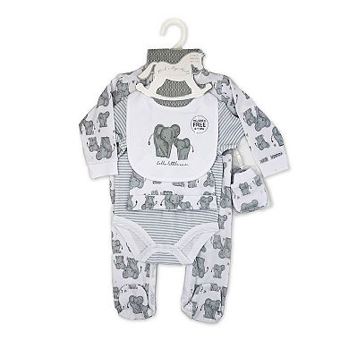 Baby Boys and Girls Hello Little One Layette, 5 Piece Set