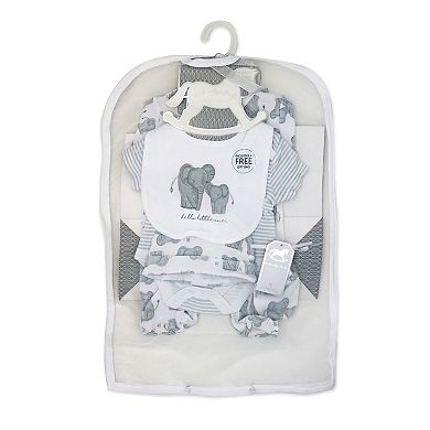 Baby Boys and Girls Hello Little One Layette, 5 Piece Set