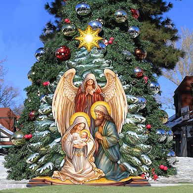 Holy Family Nativity Outdoor Decor by G. Debrekht - Nativity Holiday Decor