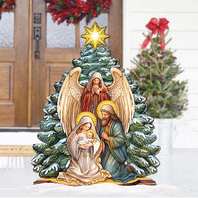 Holy Family Nativity Outdoor Decor by G. Debrekht - Nativity Holiday Decor
