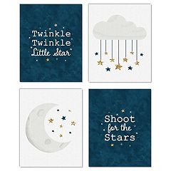 Big Dot of Happiness Hello Little One - Yellow and Gray - Baby Girl or Boy Nursery Wall Art and Kids Room Decorations - Gift