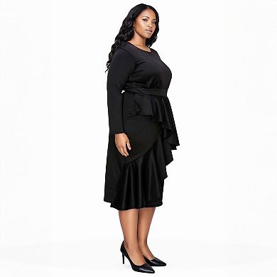 Plus Size Alexandra Ruffled Bodycon Dress