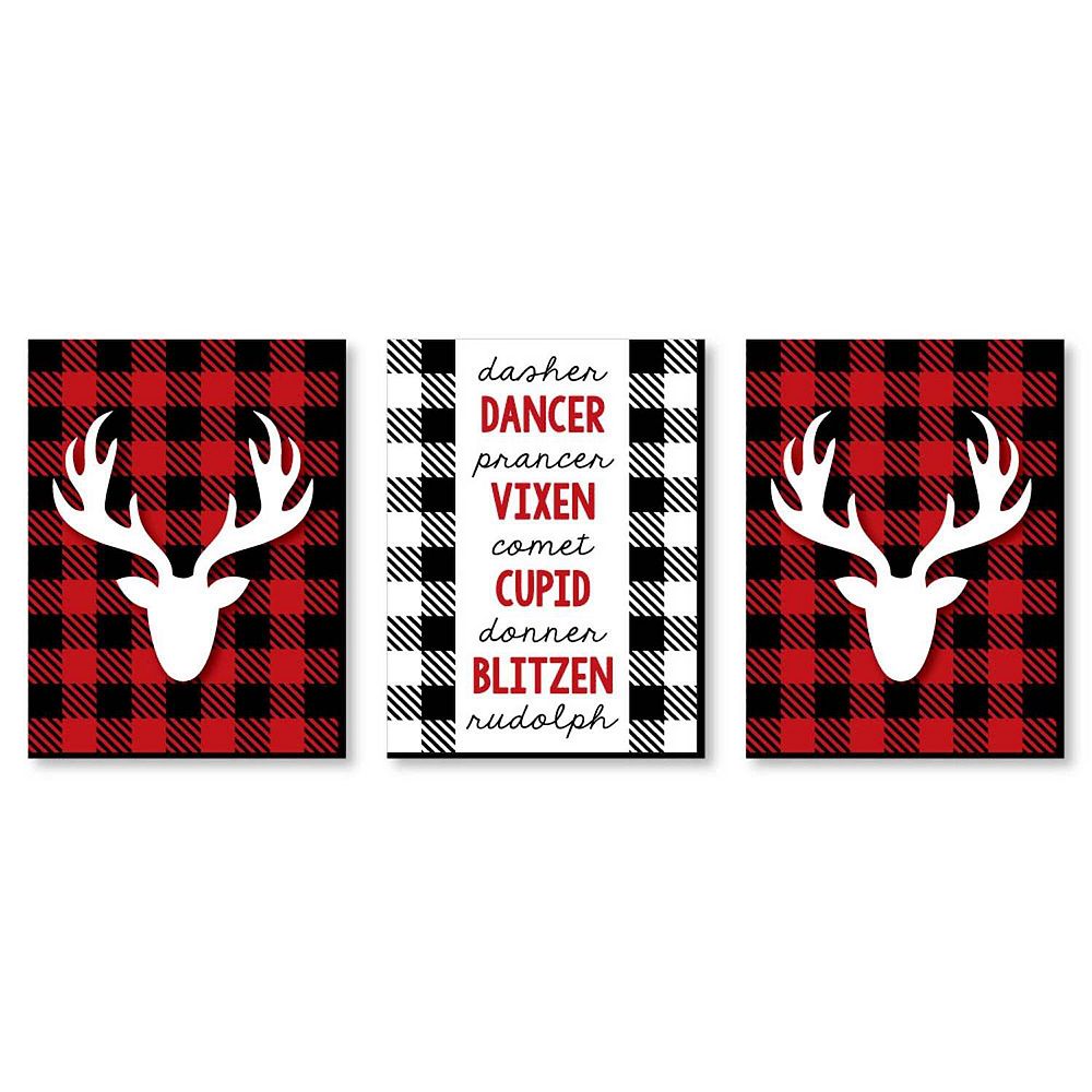 Reindeer on Plaid, John John main image 1