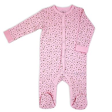 Baby Girls Golden Hearts Layette, 5 Piece Set