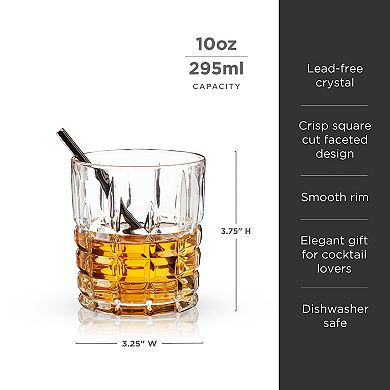 Highland Crystal Tumblers Set of 4