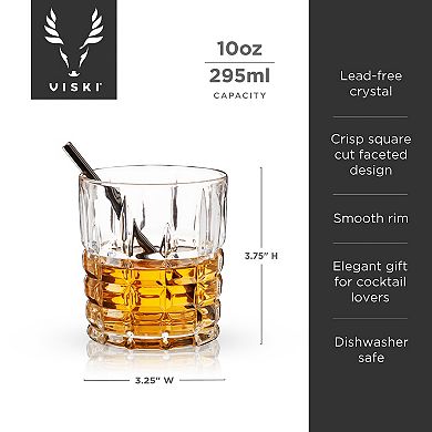 Highland Crystal Tumblers Set of 4