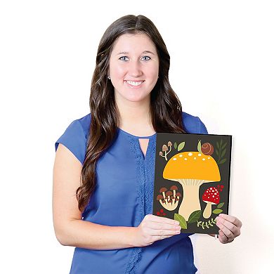 Big Dot of Happiness Wild Mushrooms - Red Toadstool Wall Art7.5 x 10 inches - 3 Ct