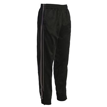 Gioberti Men's Athletic Track Pants With Ribbed Zipper Ankle Cuff