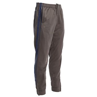 Gioberti Men's Athletic Track Pants With Ribbed Zipper Ankle Cuff