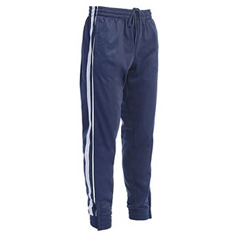 Gioberti Men's Athletic Track Pants With Ribbed Zipper Ankle Cuff