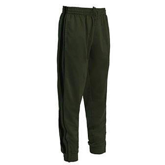 Gioberti Men's Athletic Track Pants With Ribbed Zipper Ankle Cuff