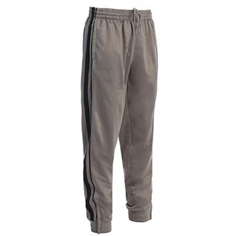 Gioberti Men's Athletic Track Pants With Ribbed Zipper Ankle Cuff