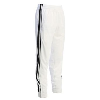 Gioberti Men's Athletic Track Pants With Ribbed Zipper Ankle Cuff