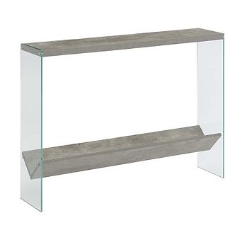 Convenience Concepts SoHo V Console Table with Shelf