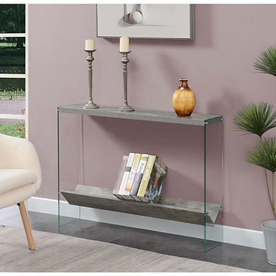 Convenience Concepts SoHo V Console Table with Shelf