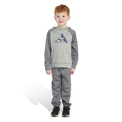 Boys 4-7 adidas Fleece Pullover Hoodie & Jogger Pants Set