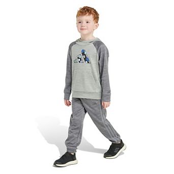 Boys 4-7 adidas Fleece Pullover Hoodie & Jogger Pants Set