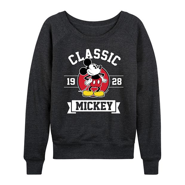 Disney's Mickey Mouse Women's Classic 1928 Slouchy Graphic Sweatshirt