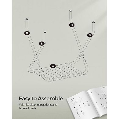 Folding Metal Luggage Rack, Pack Of 2