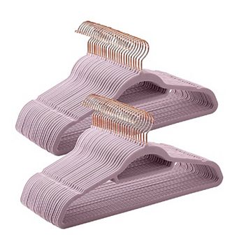Velvet Pants Hangers With Adjustable Clips