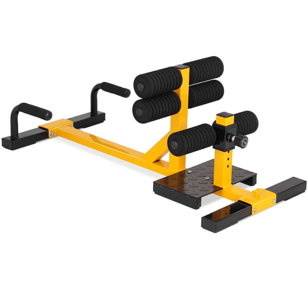 Sissy Squat Machine 8 in 1, Multifunctional Squat Machine Home Gym  Equipment for Leg Strength Training, Sit-Up, Push-Up & Plank, Black