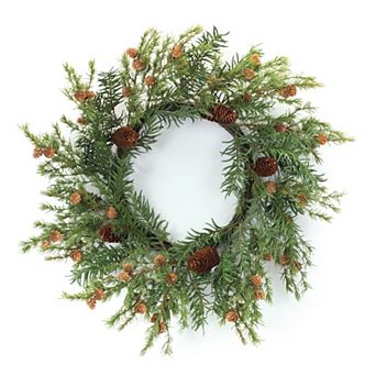 Pine Cone Wreath 25"d