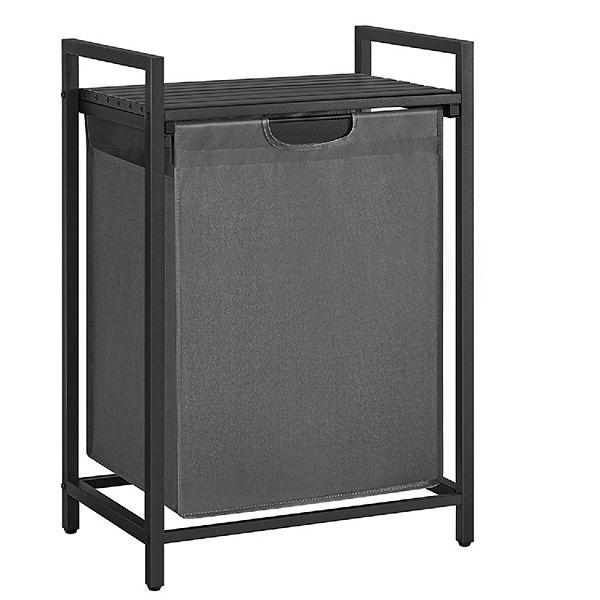 Laundry Hamper, Laundry Basket, Laundry Sorter With Top Shelf And Pull